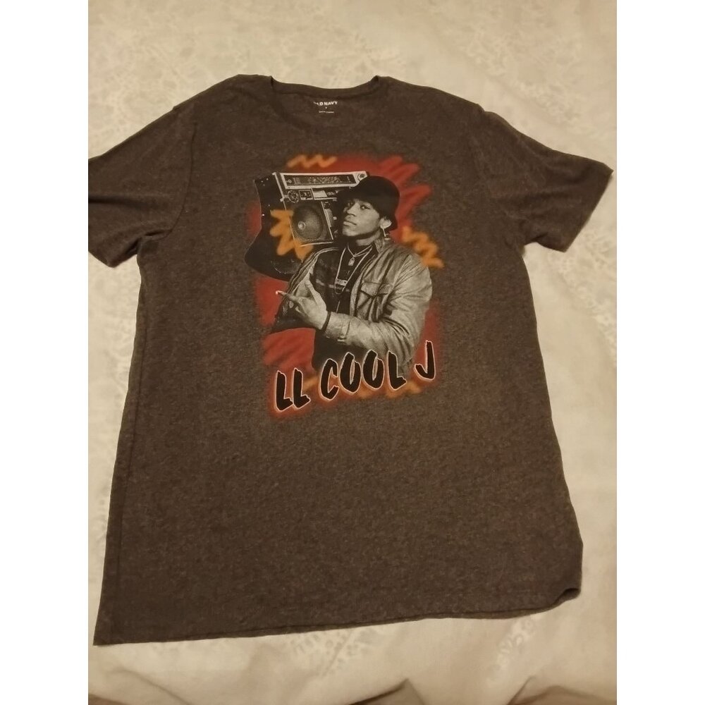 LL Cool J T-Shirt Brown Old Navy M